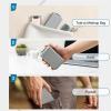 14 GRIDS Travel Pill Organizer Box with Labels - Travel Medicine Case Kit - Pocket Daily Pharmacy Container - Travel Medication Holder Dispenser for Fish Oil Vitamin Supplement Storage - Grey view 4