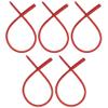 PE Premium Enema Red Latex Catheter 20FR with Flexible Rubber Tubing for Higher Colon Cleansing and Gerson Coffee Therapy. Supplied with Universal Hose Connector (5 Pack) view 1