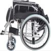 YUSIWOAL Aluminum Alloy Household Mobile Portable Wheelchair Lightweight Folding Back Portable Folding Elderly Trolley view 2