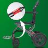 Foldable Manual Wheelchair, with 270 Flip-up Armrests & Foot Rests, Portable Rollator Chairs, for Elderly Pregnant Women view 2