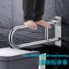 23.6 inch Foldable Handicap Grab Bars with Anti Slip Rubber Grip, Toilet Safety Hand Rails for Elderly Seniors Disabled, Shower Assist Aid Handrails Hand Grips view 3