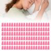 120PCS Pink PU Earplugs 38dB Slow Rebound Anti Noise Earplugs Noise Reduction Sound Isolation Earplugs with Aluminum Can for Sleeping Studying view 2