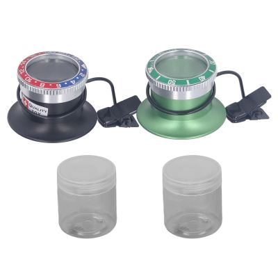 2Pcs Clip On Eyeglass Magnifier Mini Hands HD Magnifying Lens Tool for Watch Repair 10X
