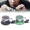 2Pcs Clip On Eyeglass Magnifier Mini Hands HD Magnifying Lens Tool for Watch Repair 10X view 3
