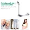 Toilet L Shaped Grab Bars Handicap Grab Bars for Wall Bathroom Safety Hand Rail for Bath Shower Non-Slip Assist Handrail,Can Bear 200kg (Color : Brown) view 2