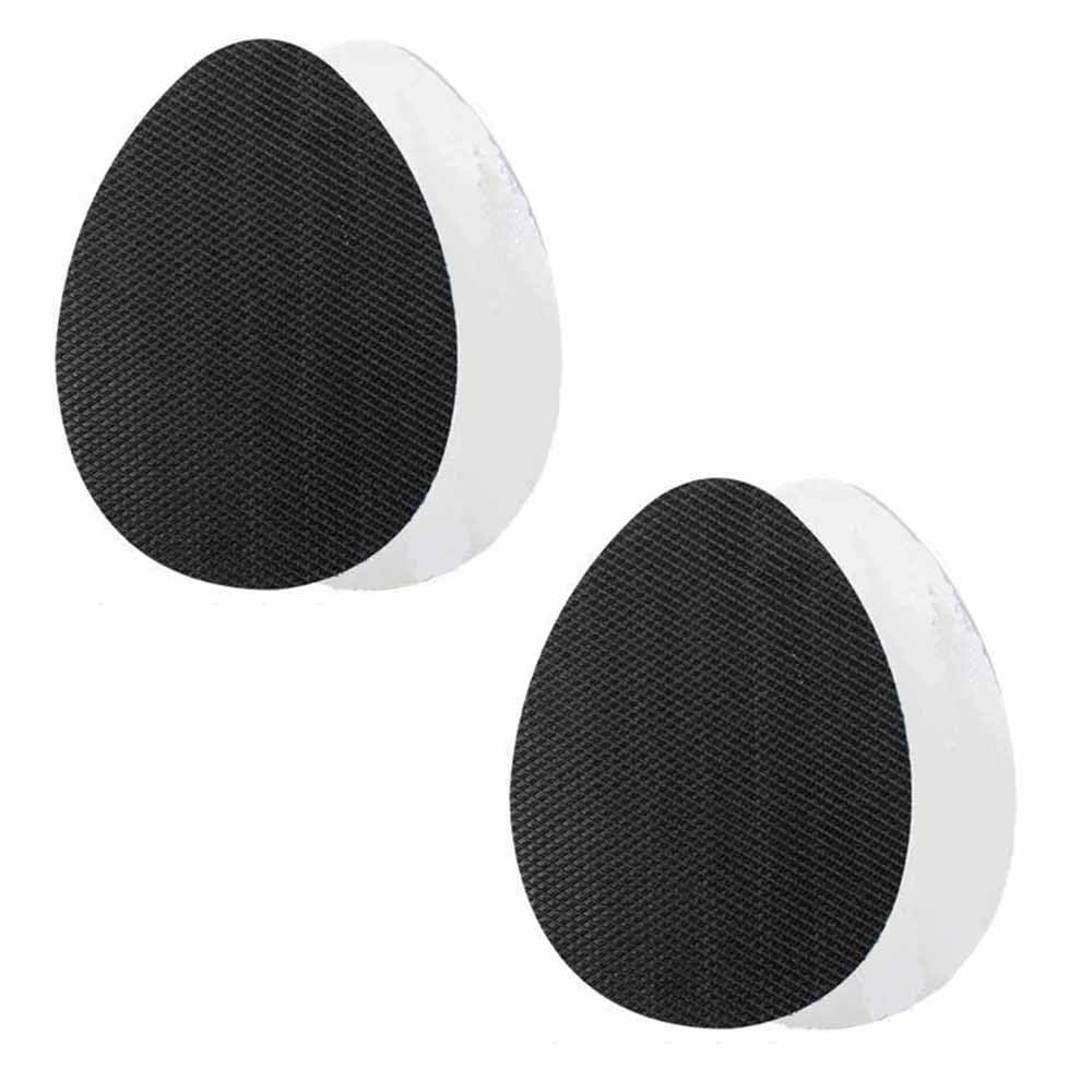 2 Pair High Heel Self-Adhesive Anti-Akid Shoes Pads, Shoe Sole Protectors, Black Anti Slip Shoe Grip, Shoe Bottom Protector (Oval, 3mm/0.12in)