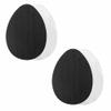 2 Pair High Heel Self-Adhesive Anti-Akid Shoes Pads, Shoe Sole Protectors, Black Anti Slip Shoe Grip, Shoe Bottom Protector (Oval, 3mm/0.12in) view 1
