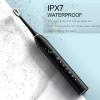 AOKID Electric Toothbrush Toothbrush 6 Modes 45000vpm with Smart Timers Portable Fast Rechargeable Power IPX7 Waterproofs Electric Toothbrush for Women Men wuth Travel White view 4