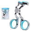 Contact Lens Wearing Aids, Contact Lens Eyelid Stretcher, Color Contact Eyeglass Clips Support The Eyelids, Portable Carrier Box with Tweezers Remover Tool for New Users Girls with Long Nails (Blue) view 1