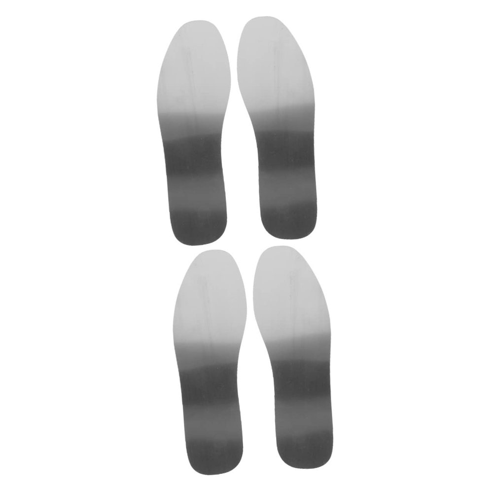 VALICLUD 2pairs Stainless Steel Insoles -Puncture Insoles for Men and Women Lightweight and for Work Boots Hiking Shoes and Everyday Use Puncture-Resistant