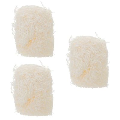 Beaupretty 3pcs Crinkle Cut Shredded Filler Raffia Grass Packing Material for Wrapping Wedding Decor Basket Filling and Special Occasions