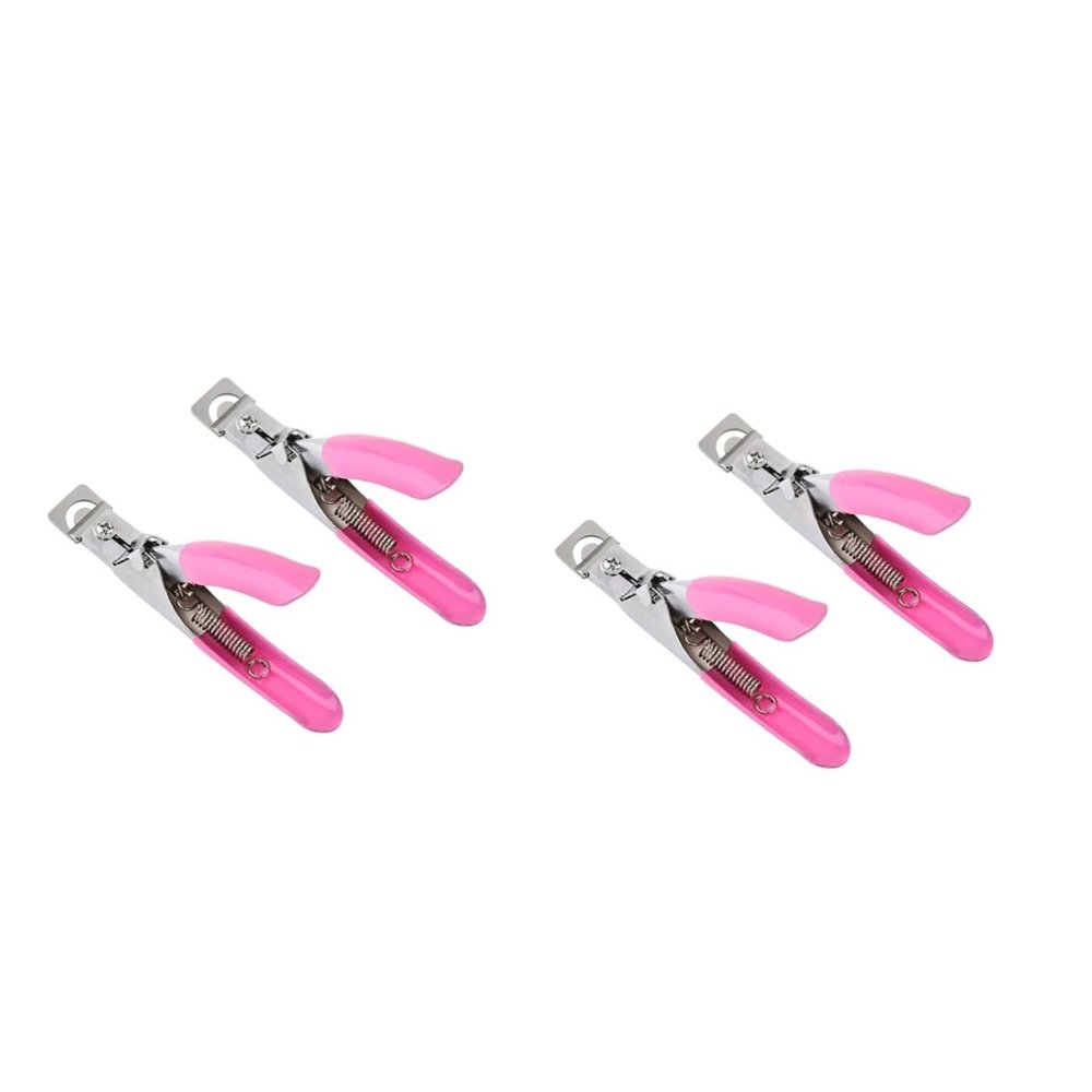 minkissy 4pcs Stainless Steel Nail Clipper and Trimmer for Manicure and Pedicure Ergonomic Design Suitable for Natural Nails for Art