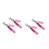 minkissy 4pcs Stainless Steel Nail Clipper and Trimmer for Manicure and Pedicure Ergonomic Design Suitable for Natural Nails for Art view 1