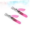 minkissy 4pcs Stainless Steel Nail Clipper and Trimmer for Manicure and Pedicure Ergonomic Design Suitable for Natural Nails for Art view 2