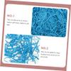 Beaupretty 3pcs Wrinkled Shreds Raffia Grass Filling for Wedding Supplies and Boxes Decorative Crinkle Cut Shred for Easter Valentine Day and Holiday Packaging view 2