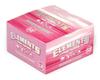 Elements PINK Connoisseur Thin King Size Slim Papers + Tips - 1 box / 24 booklets, white view 3