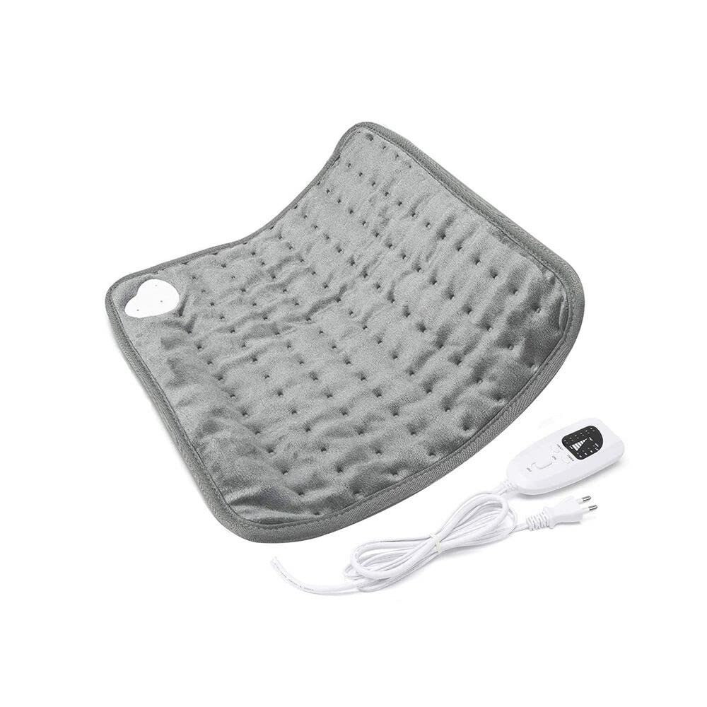 ARUKES Electric Heating Pad Blanket Timer Physiotherapy Heating Pad for Shoulder Neck Back Spine Leg Pain Relief Winter Warm,110VGrey-4030cm