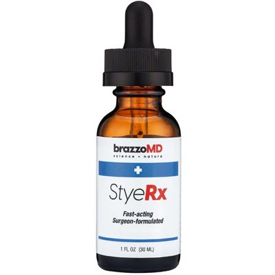 brazmedics brazzoMD Stye Relief - Physician-formulated - Assists Chalazions, Made with Arnica & Calendula 1.0 Fl Oz.
