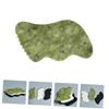 Beaupretty 2pcs Jade Stone Scraping Massage Board for Muscle Relief Compact and Gua Tool for Face Neck Back Relaxation view 4