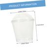IMIKEYA 50sets Cake Ice Dessert Cups Lids Party Cups Containers Ice Drink Yogurt Mugs view 4