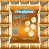 Drizzilicious Mini Flavored Rice Cakes Birthday Cake - Rice Crisps, Healthy Snack for Adults and Kids, Vegan, Gluten Free Snack, Allergen Free, Only 90 Calories Per Bag - 0.74 oz (Pack of 20) view 3