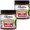 Chosen Foods Chocolate Hazelnut Spread - Made with 100% Pure Avocado Oil, Simple Ingredients, 40% Less Sugar, Vegan, Free of Palm Oil,12 oz 2-Pack view 1