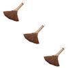 NOLITOY 3pcs Hand Broom Handheld Cleaning Brush Straw Duster for Desk and Office view 1