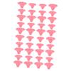 NOLITOY 40pcs Flower Shaped Ice Cream Cups Drip Tray Bowls for Desserts and Snacks for Parties and Gatherings view 1
