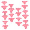 NOLITOY 40pcs Flower Shaped Ice Cream Cups Drip Tray Bowls for Desserts and Snacks for Parties and Gatherings view 2