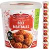 Mama Mancini's Beef Meatballs Microwave Meals in Italian Style Pasta Sauce | Frozen Meals Thaw Heat & Eat | 10oz Cup (Pack of 8) (Beef Meatballs) view 1