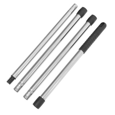Alipis Stainless Steel Mop Rod Modern Pole Handles 4 Section Extension Pole for Mop