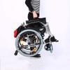 Wheelchair Self-Propelled Aluminum Folding Lightweight Portable Transportation Travel Chair Adjustable Footrest 18 Inch Seat Width (Color : B) view 2