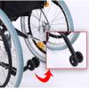 Wheelchair Self-Propelled Aluminum Folding Lightweight Portable Transportation Travel Chair Adjustable Footrest 18 Inch Seat Width (Color : B) view 3