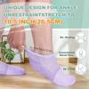 Bulinlulu Diabetic Socks for Women Men-6 Pairs Bamboo Viscose Non Binding Diabetic Ankle Low Cut Sock Size 6-9 9-11Light Bright-Medium view 2