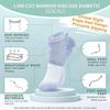 Bulinlulu Diabetic Socks for Women Men-6 Pairs Bamboo Viscose Non Binding Diabetic Ankle Low Cut Sock Size 6-9 9-11Light Bright-Medium view 4