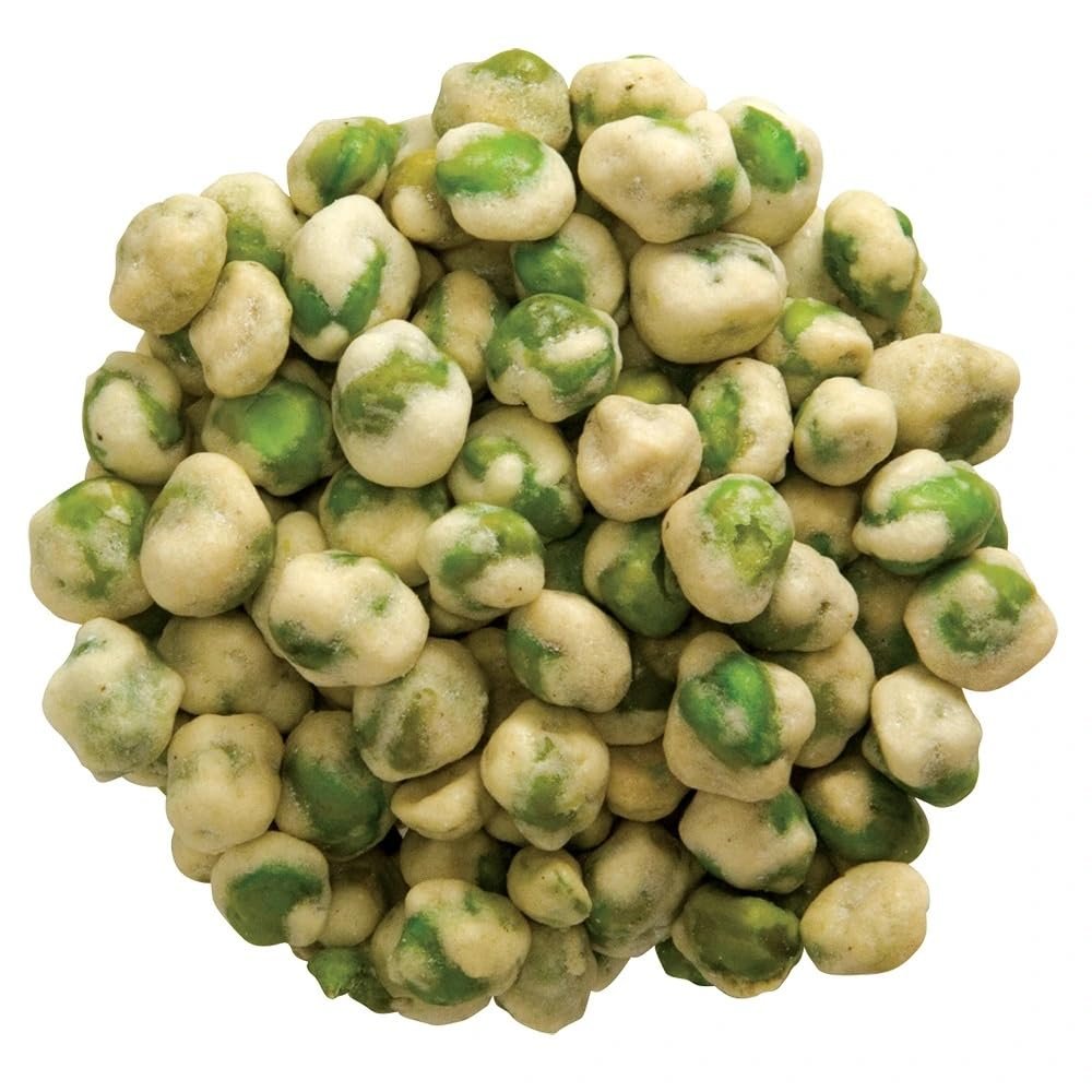 Bayside Candy Wasabi Coated Green Peas - Spicy and Crunchy - Oriental Snack - Hot Wasabi Peas (3LB)