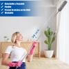 9PCS Dusters for Cleaning,Extendable Microfiber Duster with Extension Pole Up to 100'',Bendable Washable and Reusable Dusters Kit for Ceiling Fans, High Ceilings,Blinds,Furniture and Cars view 3