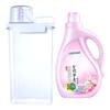1800ML Laundry Powder Container, Airtight Laundry Detergent Powder Storage Box with Measuring Cup and Handle Transparent Plastic Laundry Detergent Dispenser for Washing Powder,Soda Powder,Grain view 3