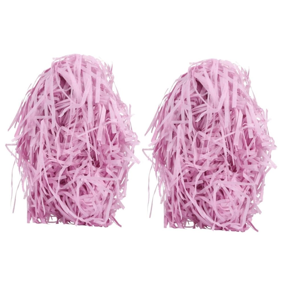 Beaupretty 2pcs Diy Shredded Box Filling Material Rose Crinkle Cut Paper Shred for Wedding Decor Candy Boxes and Packaging and Fluffy Filler