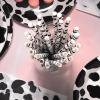 EaciTown Cow Print Paper Straws Cow Straws Cow Party Favors Farm Birthday Party Supplies view 3