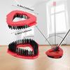 2 Pack Scrub Brush Floor Brush Head Compatible with Spin Mop 1 Tank System Deck Brush Floor Scrubber Brush Stiff Bristle Brush Scrubbing Brush Cleaning Brush for Bathroom, Kitchen, Tub, Carpet, Tile view 3
