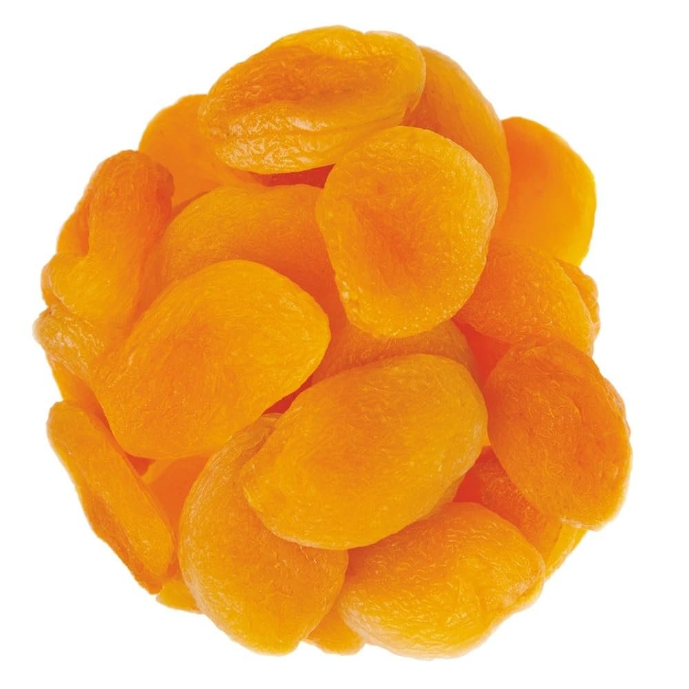 Bayside Candy Turkish Dried Apricots Sweet Chewy Whole Apricot Fruit (3LB)