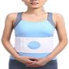 Ostomy Belt Abdominal Binder Brace Waist Support Wear On The Abdominal To Fix Bag And Prevent Parastomal Hernia Back Removable Compression Pads Hernia belt, About 85 95cm, White view 1