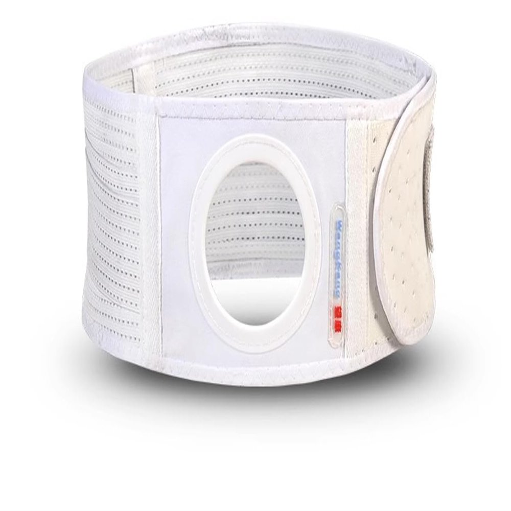 Ostomy Support - Ostomy Hernia Belt for Colostomy Patients - Abdominal Binder for Fixed Ostomy Bag & Prevent Parastomal Hernia,7CM,S