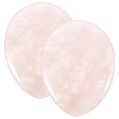 Beaupretty 4pcs Stress Relief Gifts Anxiety Worry Stone Natural Scraping Plate Reflexology Tools Handheld Massage Stone for Face Body