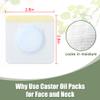 10Pcs Disposable Castor Oil Pack Wrap, Castor Oil in Belly Button Packs, Highly Absorbent Self-Adhesive Wrap Organic Cotton, No Wash, Easy to Use, Anti-Seepage(Oil Not Included) view 2