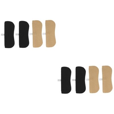 FRCOLOR 4pairs Material Heel Pads Blister Resistant Heel Grips Cushion for Men Women Light Thin Foot Pads