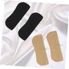 FRCOLOR 4pairs Material Heel Pads Blister Resistant Heel Grips Cushion for Men Women Light Thin Foot Pads view 2