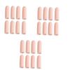 INOOMP 24pcs Silicone Gel Finger Protectors Toe Caps for Corns Blisters Toe Sleeves for Men Women Washable view 1