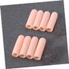 INOOMP 24pcs Silicone Gel Finger Protectors Toe Caps for Corns Blisters Toe Sleeves for Men Women Washable view 3